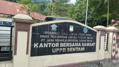 Penerimaan Pajak Kendaraan di Samsat Sentani Baru Tercapai 39 Persen, Efisiensi Anggaran Dituding Jadi Biang Kerok