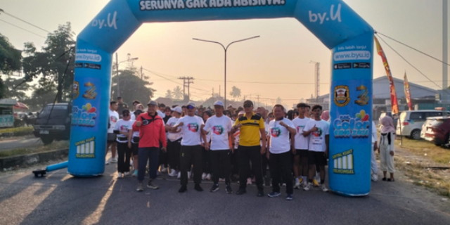 40 Personel Polres Tubaba Dikerahkan Amankan Colour Run Remind Festival 2026 di Tulang Bawang Barat
