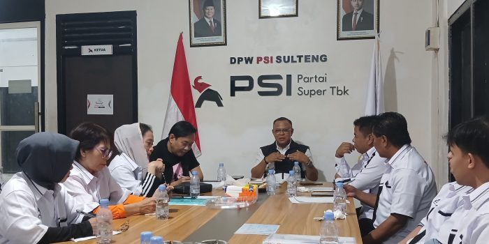 PSI Kota Palu Tuntaskan 90 Persen Struktur Partai Jelang Verifikasi KPU, Target 100 Persen Rampung September 2026