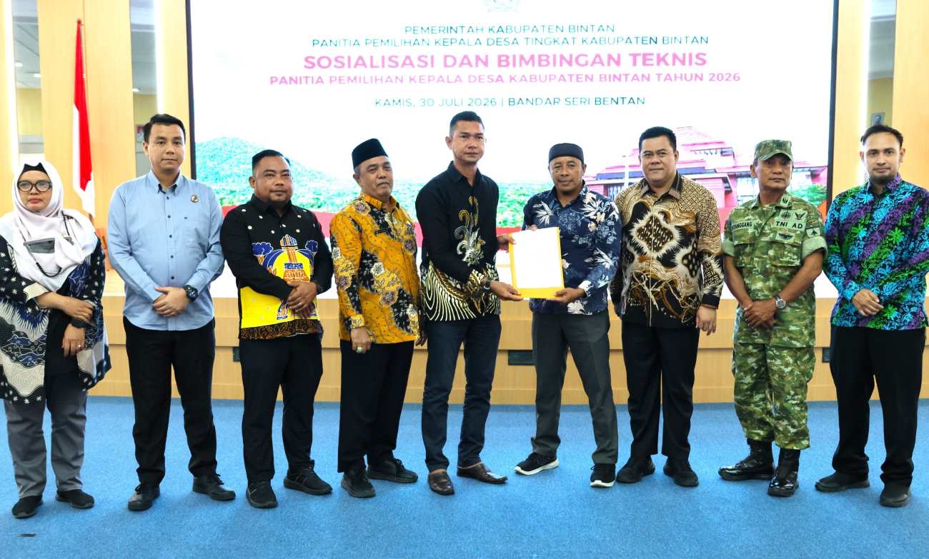 Pemkab Bintan Matangkan Persiapan Pilkades Serentak 2026, 14 Desa di 7 Kecamatan Siap Gelar Pemilihan
