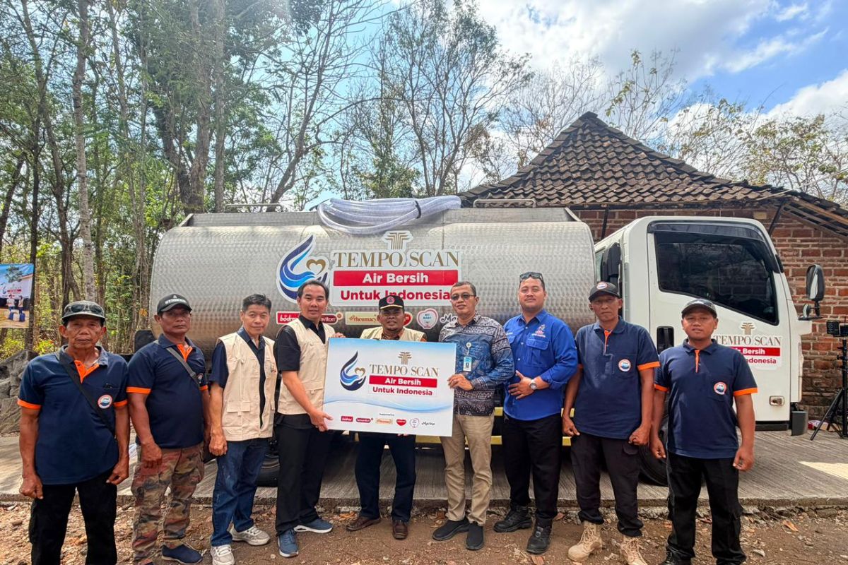 Tempo Scan Group Salurkan 640.000 Liter Air Bersih ke 40 Titik Kekeringan di DIY dan Jawa, Termasuk Bantul