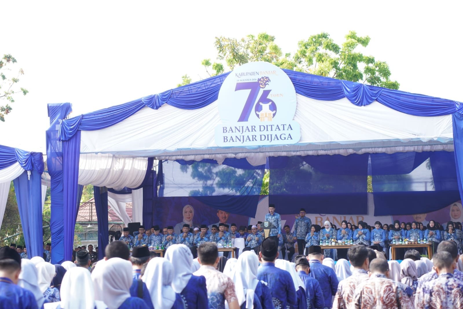 Hari Jadi ke-76 Kabupaten Banjar, Pemkab Tekankan Gotong Royong sebagai Modal Dasar Menata dan Menjaga Daerah