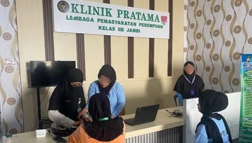Kondisi Fisik Warga Binaan Lapas Perempuan Kelas IIB Jambi Terpantau Baik, Pemantauan Kesehatan Rutin untuk Deteksi Dini
