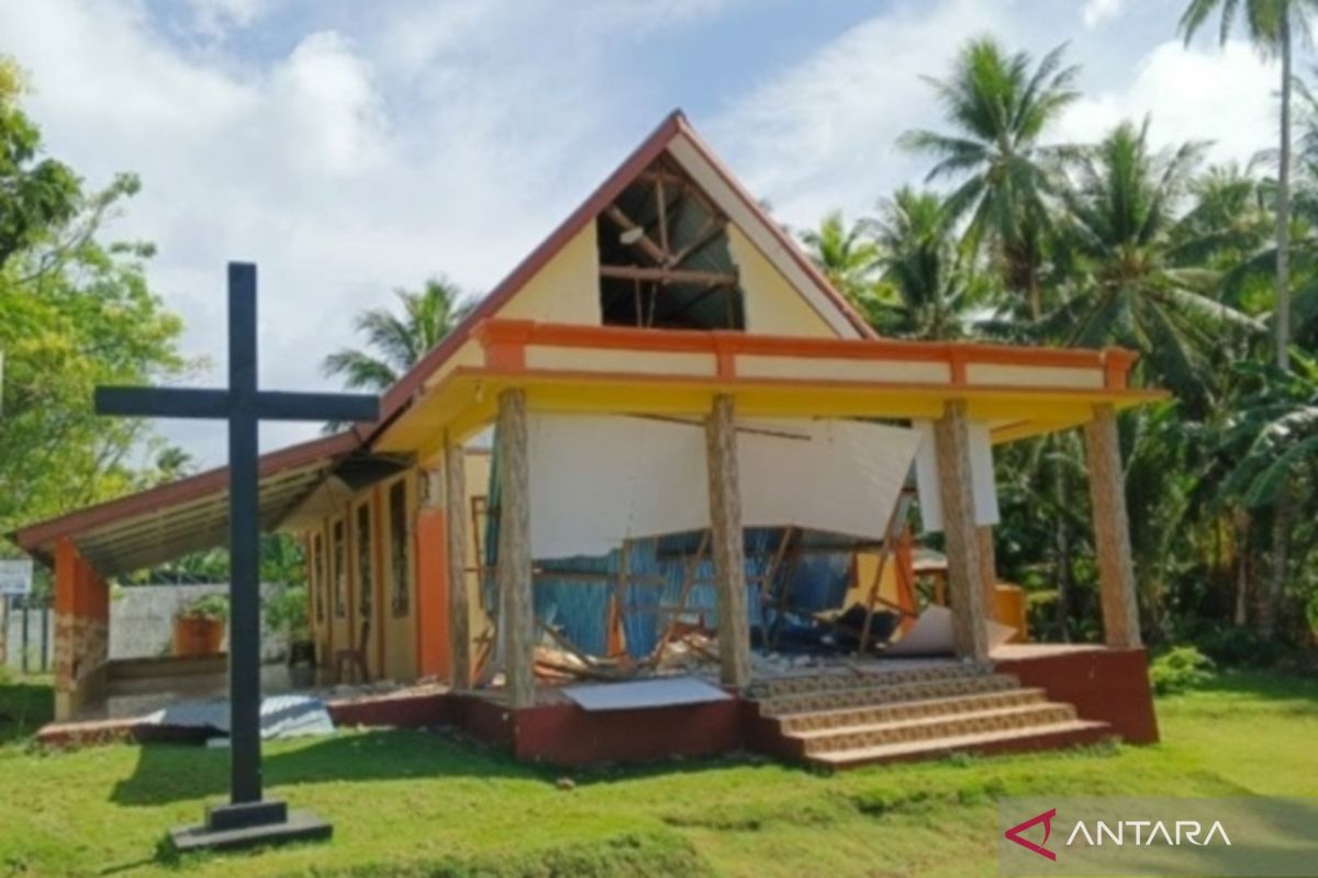 27 Rumah dan 2 Gereja di Sulut Rusak Akibat Gempa M7,7, Warga Sangihe Paling Terdampak