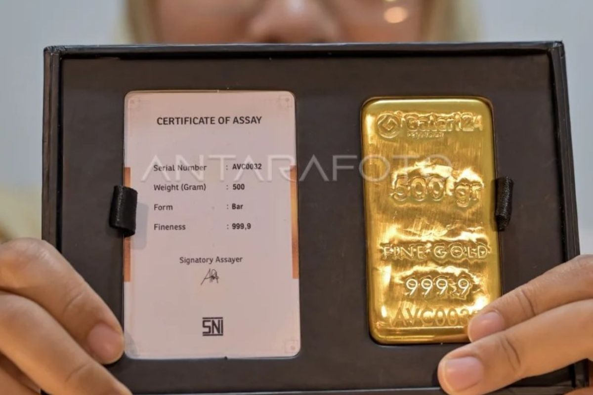 Harga Emas Galeri24, Antam, dan UBS di Pegadaian Sumsel Kompak Naik, Cek Rincian per Gram