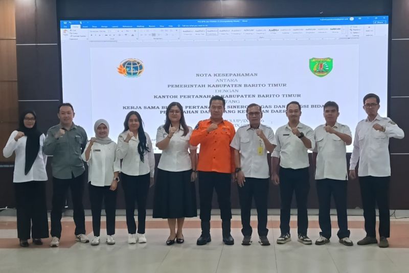 Pemkab Barito Timur Gandeng BPN Tuntaskan Aset Tanah Bermasalah, Kerja Sama Dituangkan dalam PKS