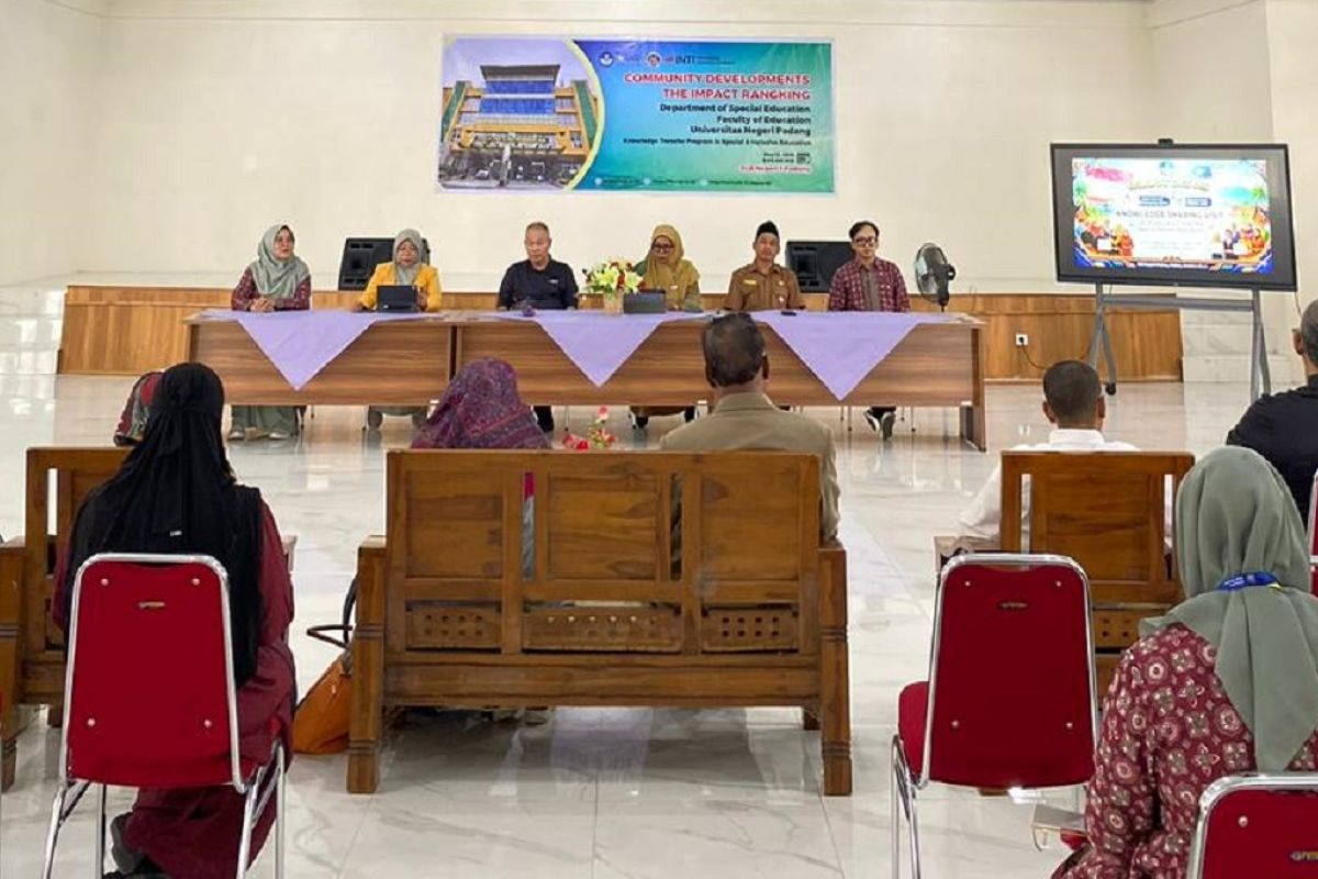 43 Guru dan 42 Siswa SLB Negeri 1 Padang Ikuti Program Pendidikan Inklusif Kolaborasi UNP dan INTI Malaysia
