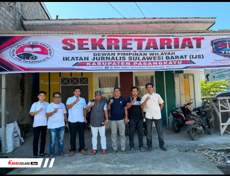 Ketua Umum IJS Sulawesi Barat Irham Azis Kunjungi DPW Pasangkayu, Tekankan Transparansi dan Kode Etik Jurnalistik