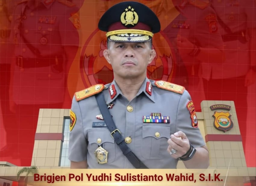 Brigjen Pol Yudhi Sulistianto Wahid Resmi Jabat Kapolda Bengkulu, Gantikan Irjen Pol Mardiyono