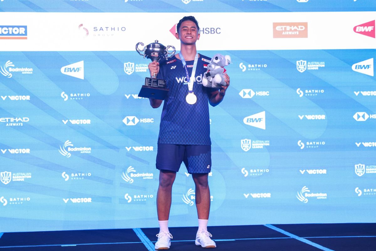 Pebulutangkis Lampung Alwi Farhan Juara Australian Open 2026, Kalahkan Wakil China Dua Gim Langsung