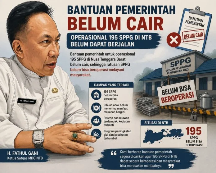 195 SPPG di NTB Berhenti Beroperasi karena Dana Bantuan Pemerintah Belum Cair, Siswa Tak Dapat Makan Bergizi Gratis