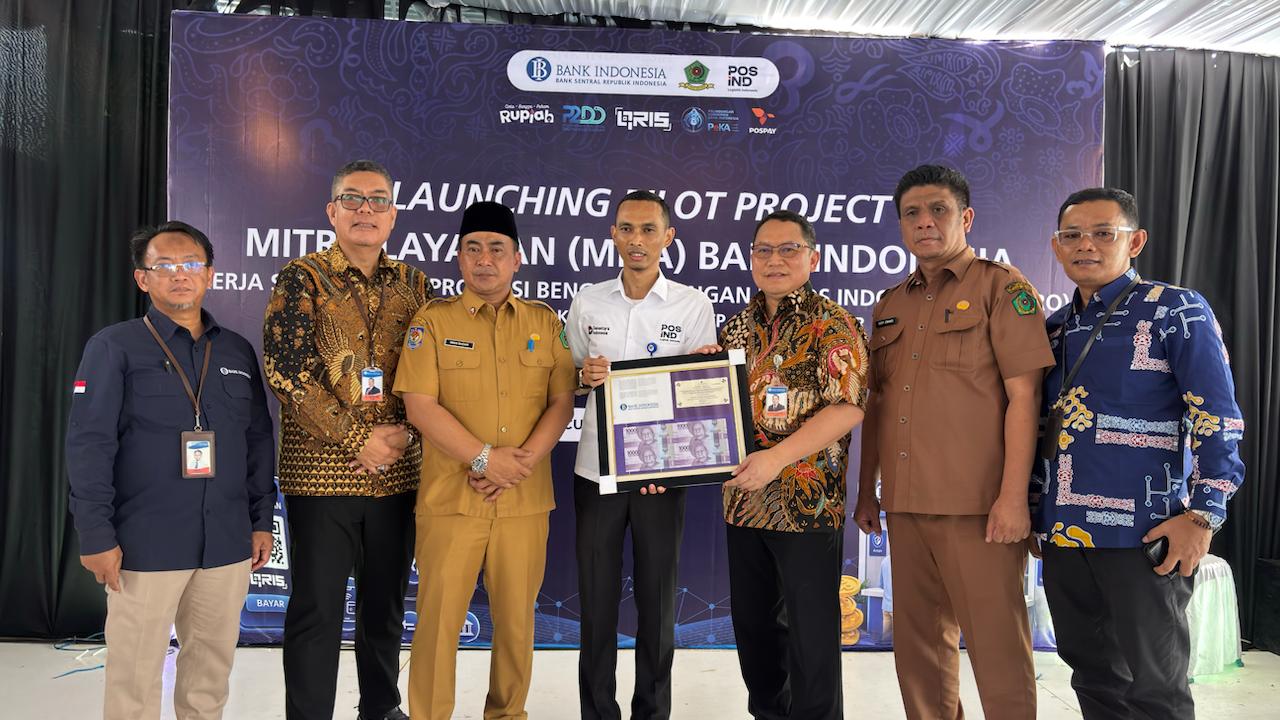BI dan PT Pos Luncurkan MILA di Bengkulu, Warga Bisa Tukar Uang hingga Bayar PBB via QRIS di Kantor Pos