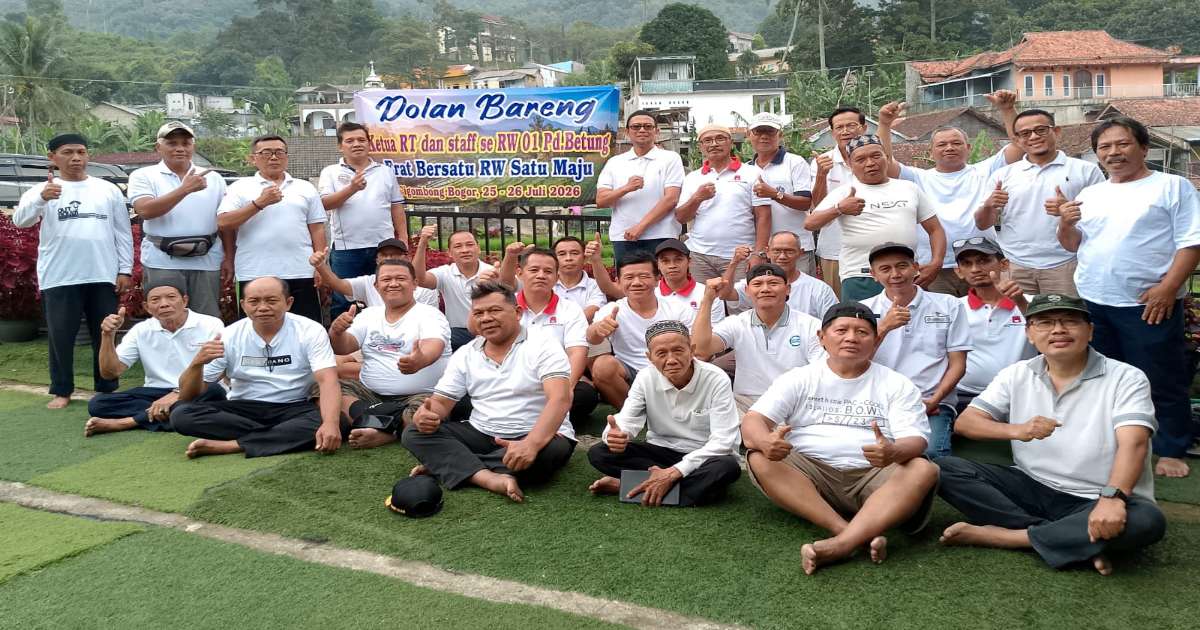 13 Ketua RT di Pondok Betung Tangerang Selatan Dolan Bareng ke Bogor, Siapkan Harapan Infrastruktur ke Pemkot