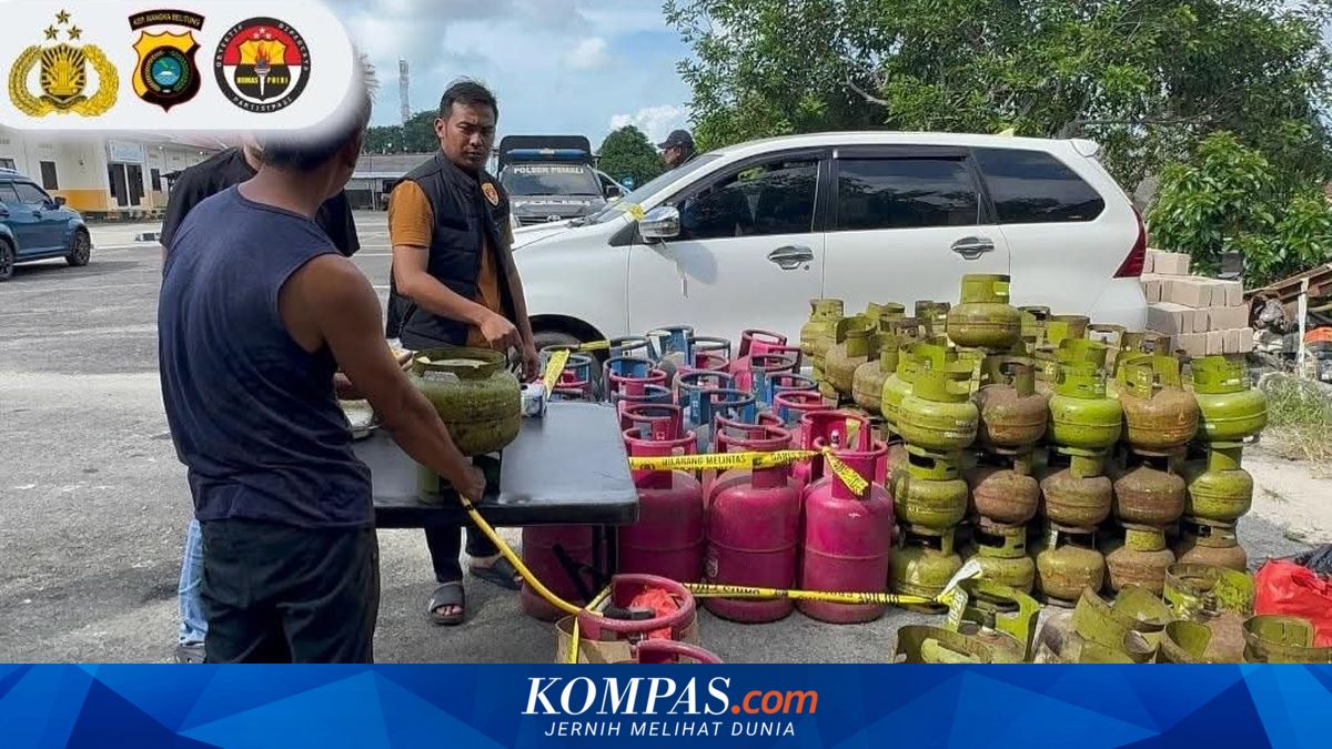 Polisi Bongkar Praktik Pengoplosan Elpiji Subsidi di Bangka, Pelaku Raup Untung Rp 100.000 Per Tabung 12 Kilogram