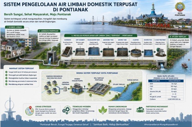 Proyek SPALD-T Pontianak Telan Rp1,7 Triliun, Pipa Primer Ditanam Sedalam 12 Meter