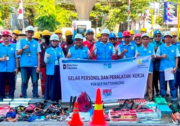 PLN UP3 Makassar Selatan Perkuat Siaga Kelistrikan Jelang HUT ke-81 RI, Personel dan Peralatan Dipastikan Prima