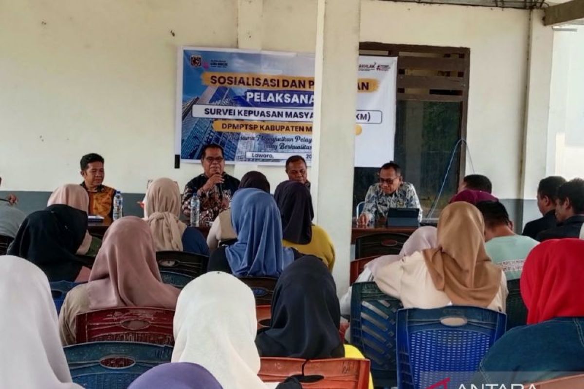 DPMPTSP Muna Barat Gelar Sosialisasi Survei Kepuasan Masyarakat, Libatkan Pelaku Usaha hingga ASN