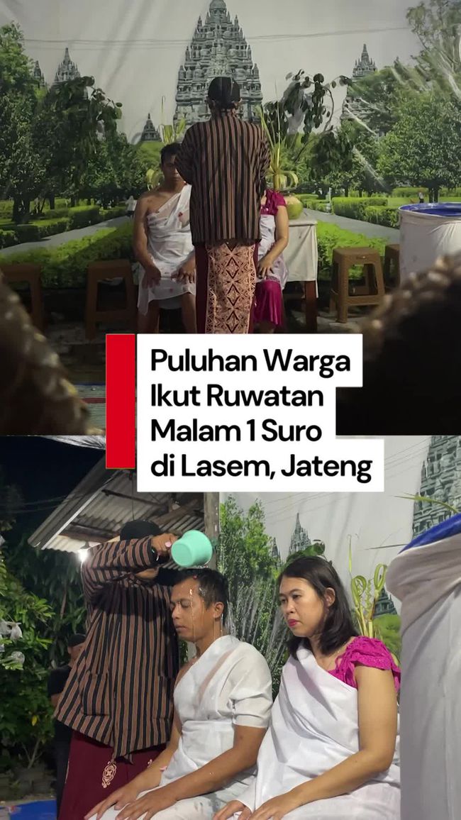 Ruwatan Malam 1 Suro di Lasem: Sesepuh Ingatkan Pikiran Harus Tenang dan Tak Melayang ke Mana Pun