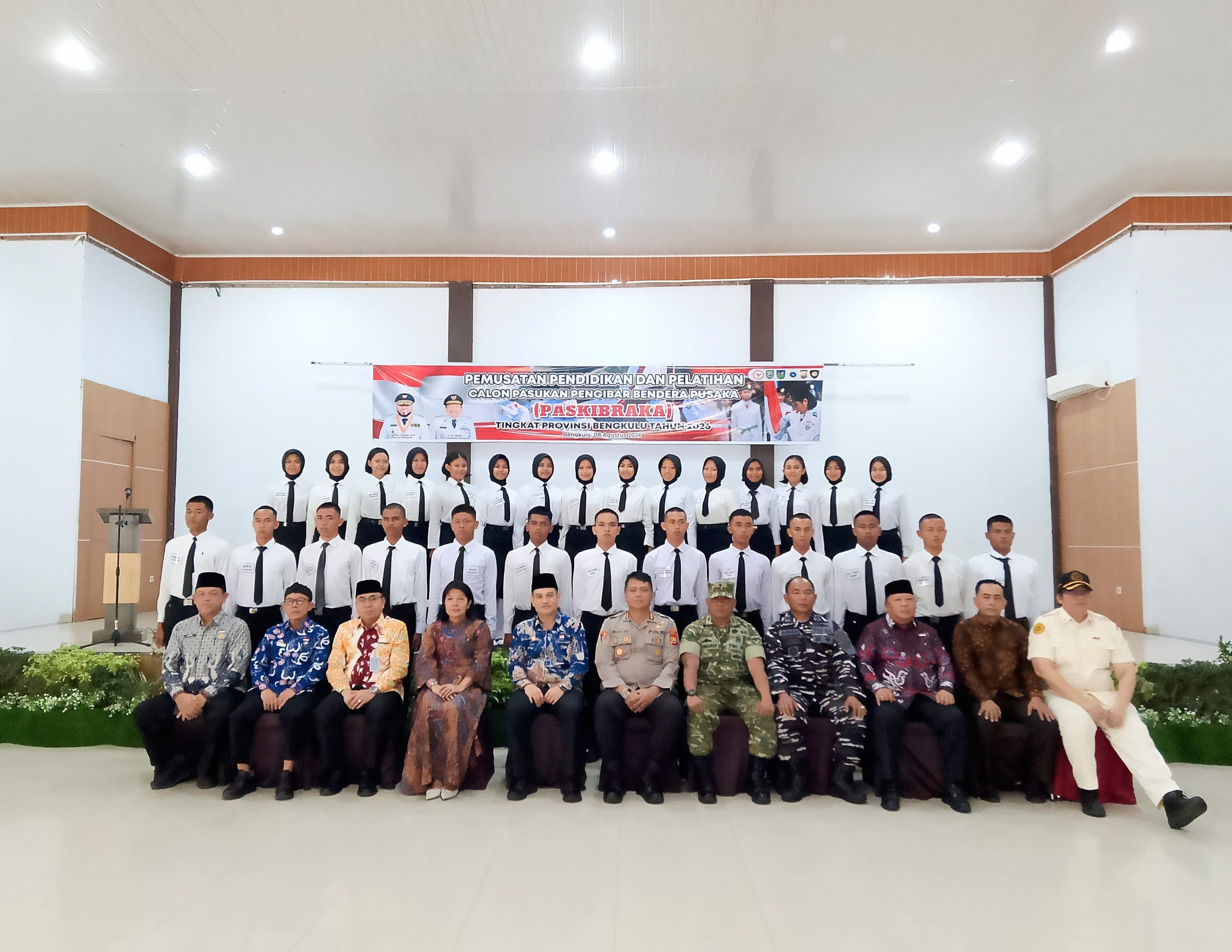 28 Calon Paskibraka Bengkulu Mulai Diklat di Adeeva Hotel, Hanya 7 Hari Siapkan Diri untuk HUT ke-81 RI