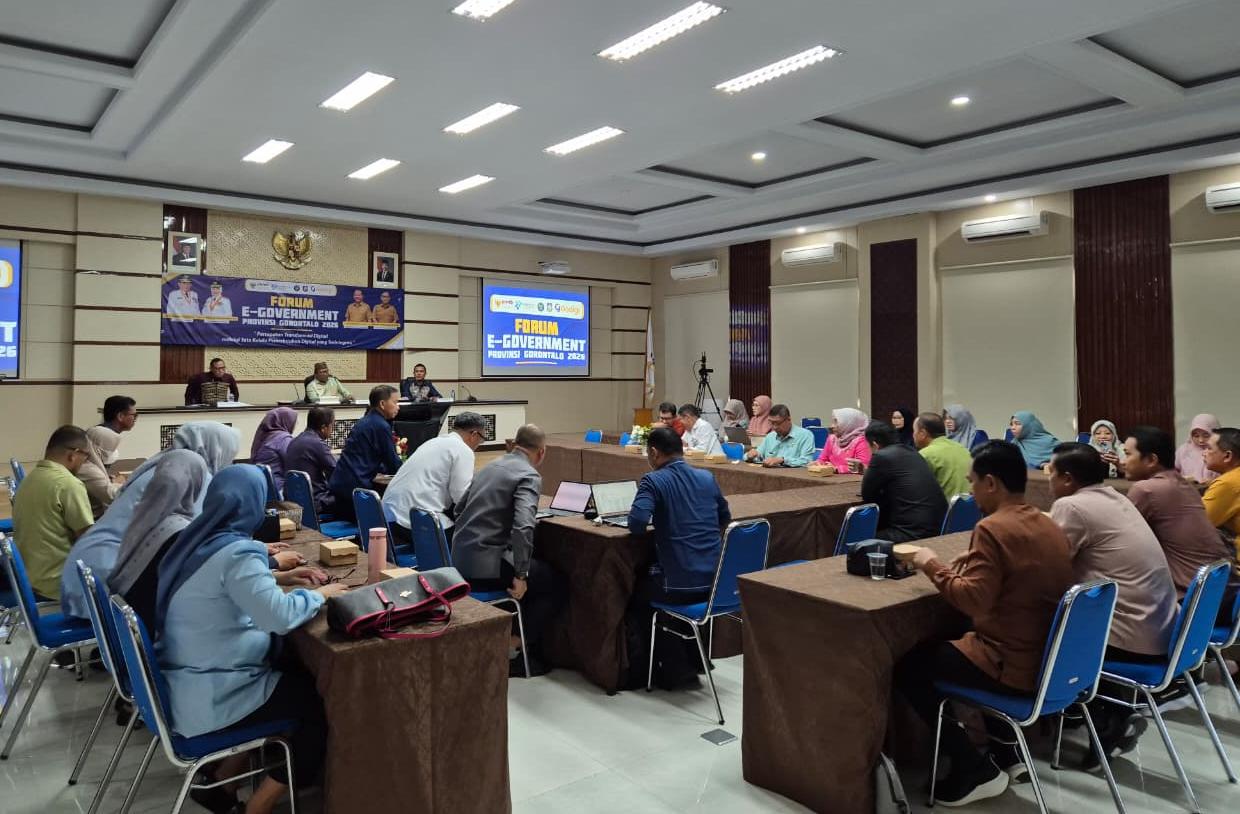 Diskominfotik Gorontalo Panggil Seluruh OPD, Integrasi Data Digital ke Portal PENTAGON Jadi Syarat Utama