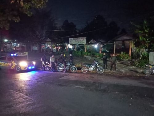 Patroli Malam hingga Dini Hari di Bandar Lampung, Polisi Sasar Permukiman dan Titik Kumpul Remaja Cegah Tawuran