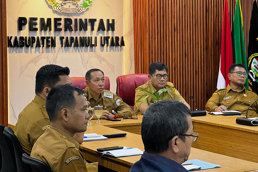Bupati Tapanuli Utara Ikut Rakor Bersama Mendagri, Tegaskan Komitmen Jaga Inflasi dan Dukung Program Tiga Juta Rumah