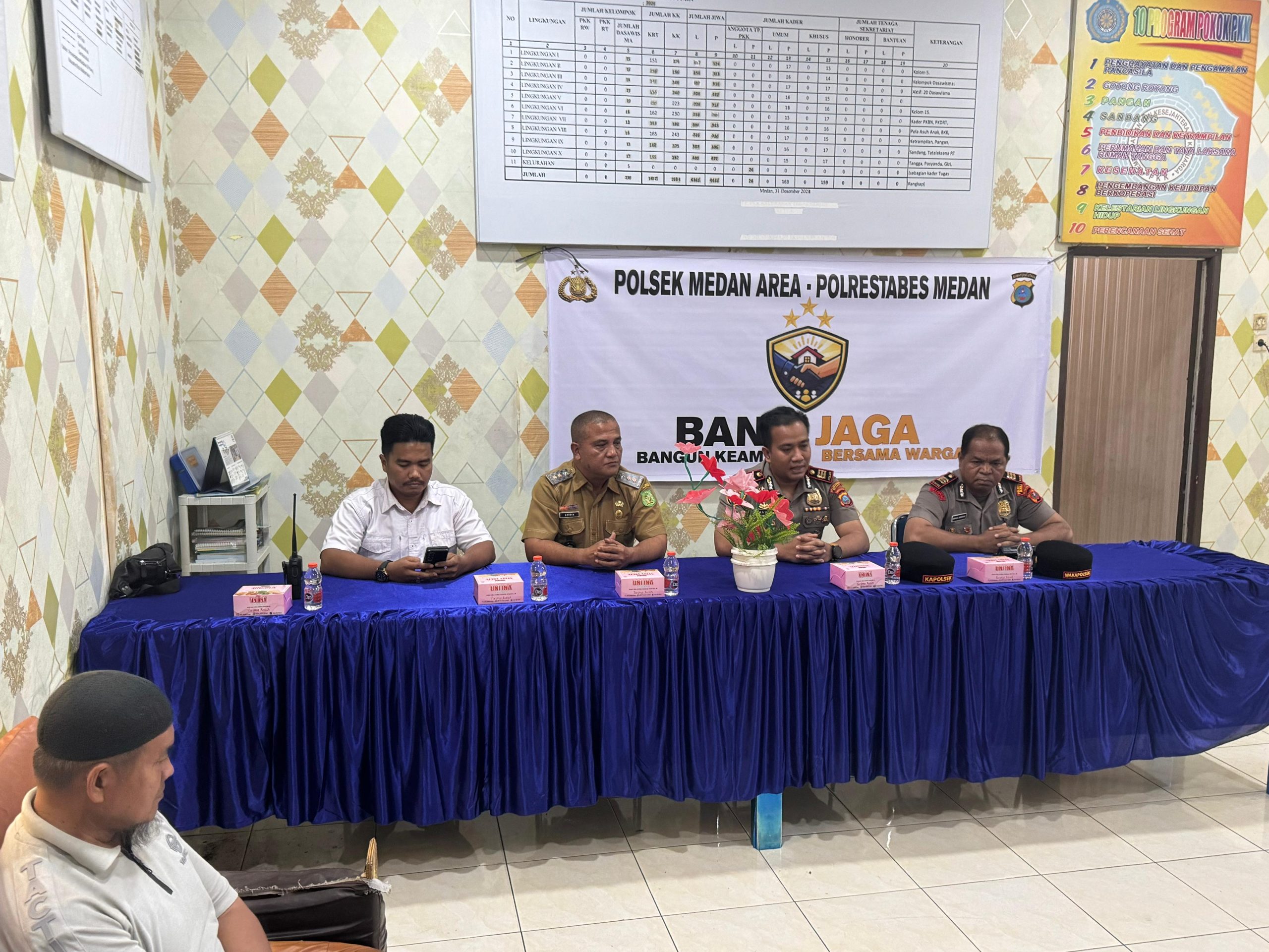 Kapolsek Medan Area Perkenalkan Program 