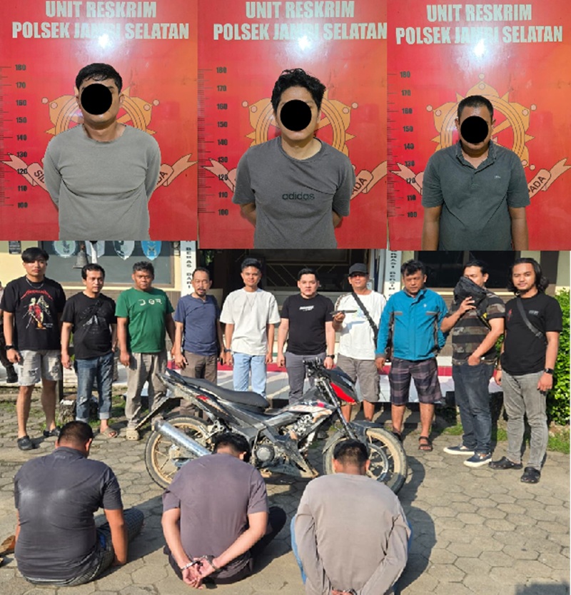 Polsek Jambi Selatan Bekuk Komplotan Jambret Gelang Emas, 7 Kali Beraksi di Kota Jambi