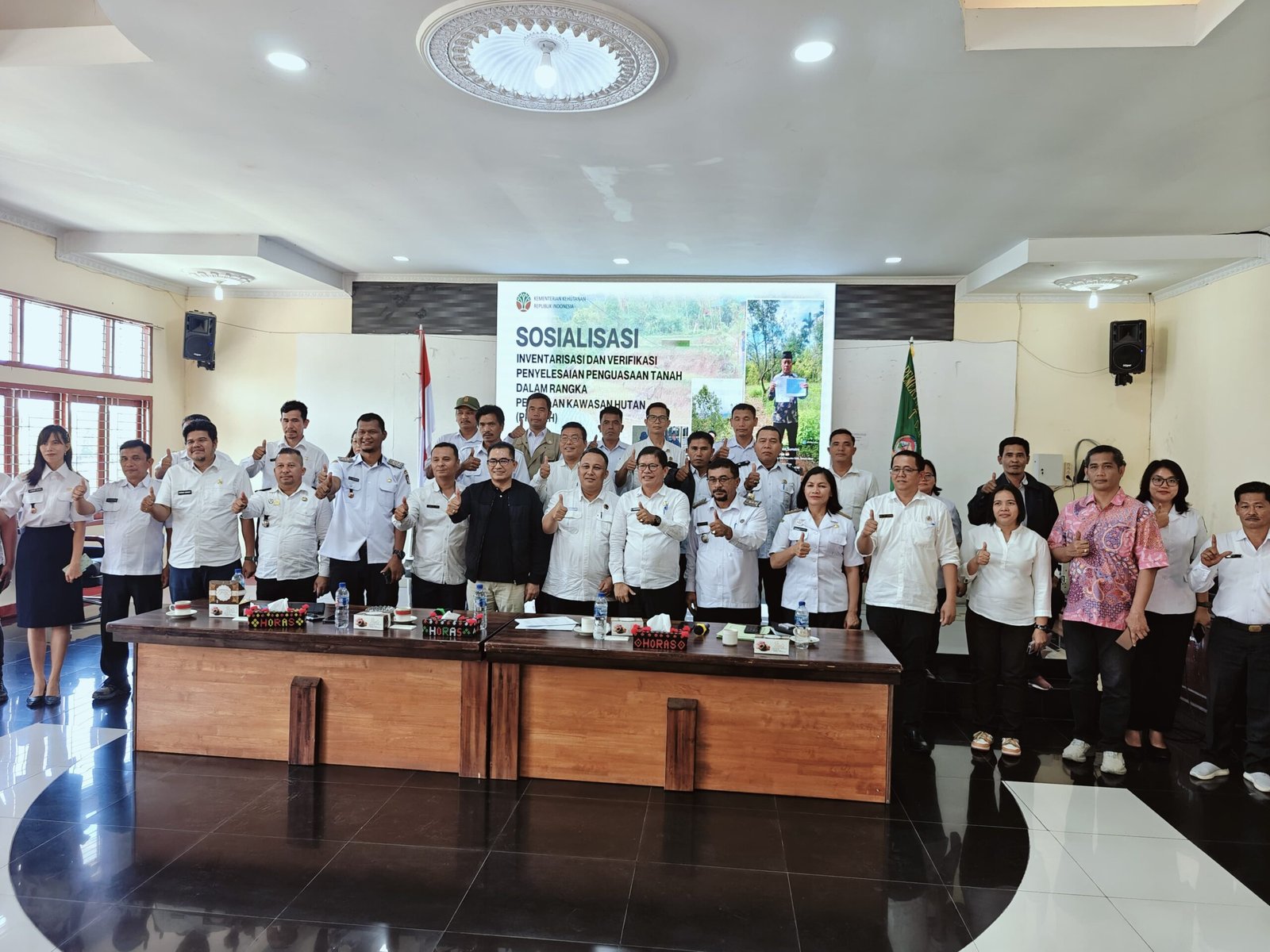 Kepala Kantah Toba Aswan Pangihutan Tarigan Hadiri Sosialisasi Penataan Kawasan Hutan, Perkuat Sinergi Wujudkan Kepastian Hukum Tanah