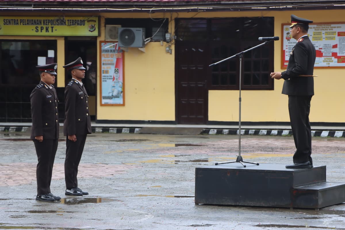 Kapolres Yapen Pimpin Upacara HUT Bhayangkara ke-80, Sampaikan Pesan Refleksi dan Evaluasi Kinerja Polri