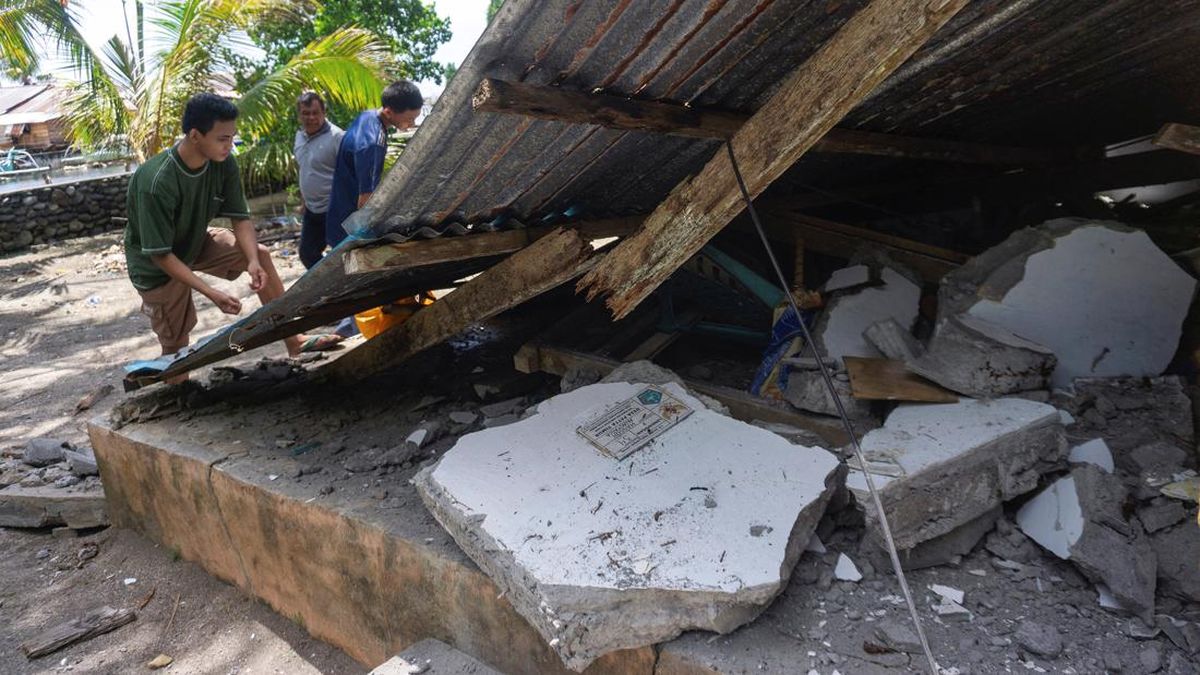Warga Tabukan Utara Sangihe Terdampak Gempa Filipina, Rumah Rusak dan Warga Mengungsi
