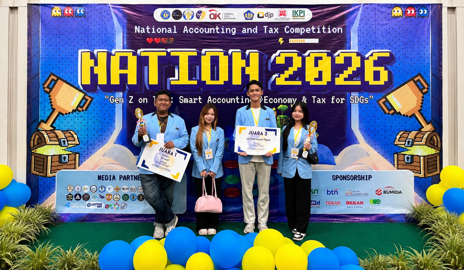 Mahasiswa UBL Bandarlampung Bungkam UI dan UGM, Raih Juara Nasional di NATION 2026