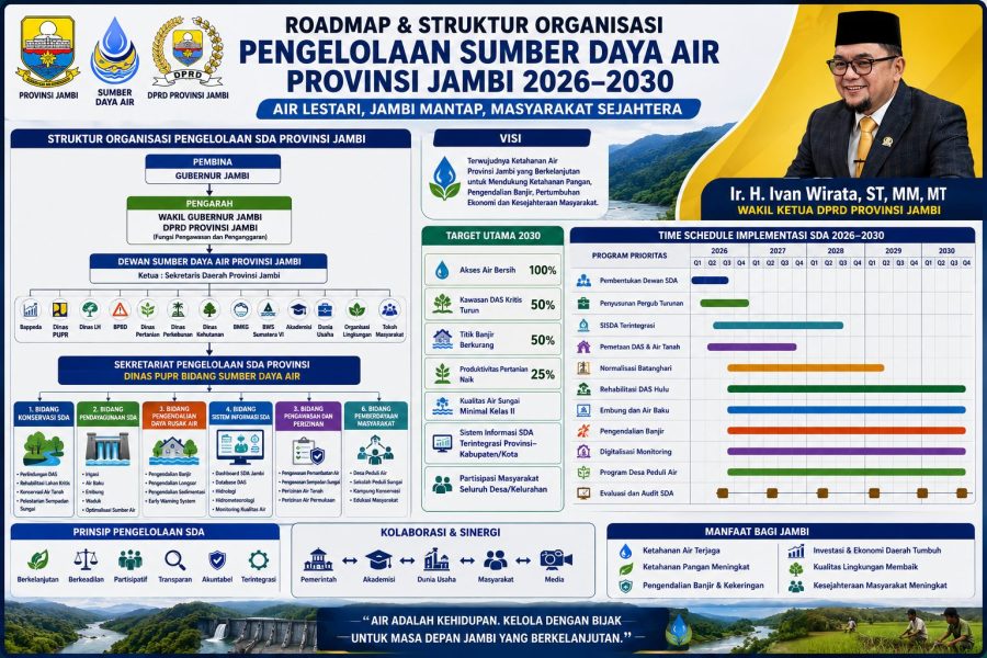 DPRD Jambi Pelajari Sistem Digital Pengelolaan Air DKI Jakarta untuk Perkuat Ranperda SDA