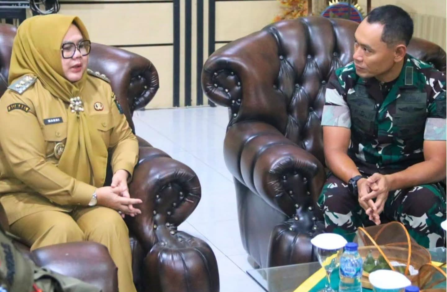 Plt Bupati Muara Enim Kunjungi Makodim 0404, Perkuat Sinergi Kawal Program Makan Bergizi Gratis dan Koperasi Merah Putih