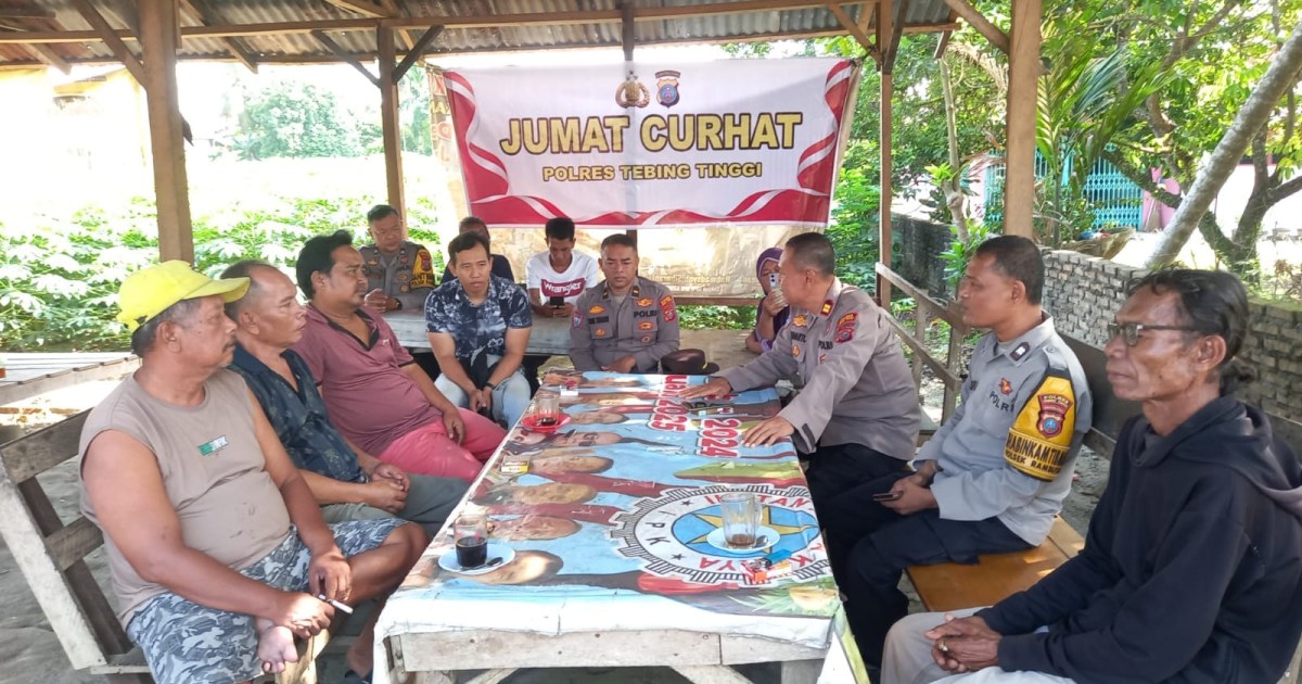 Warga Pinang Mancung Keluhkan Balap Sepeda Malam Hari, Polres Tebing Tinggi Tampung Aspirasi Lewat Jumat Curhat