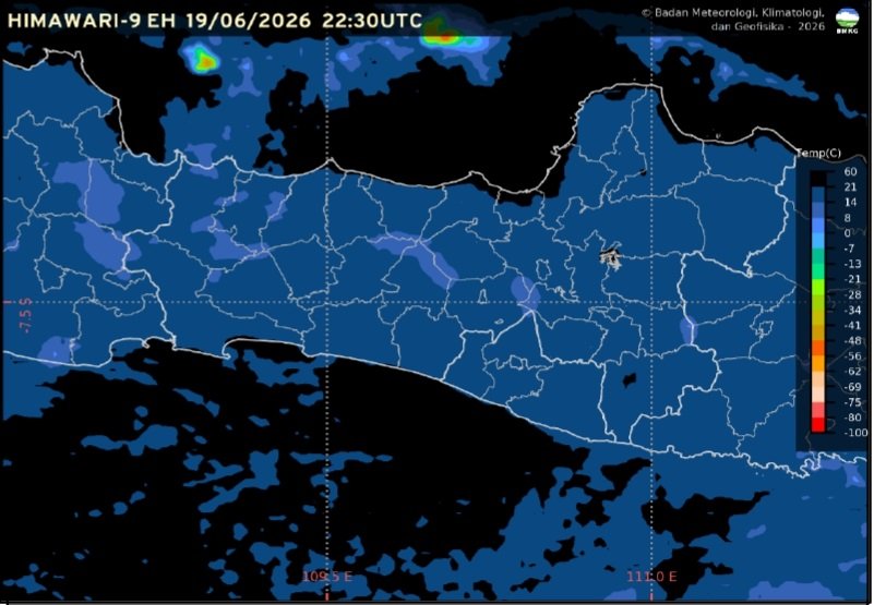 Cuaca Semarang Cerah Berawan, BMKG Keluarkan Peringatan Potensi Hujan Ringan di Wilayah Pegunungan Jawa Tengah Sore Ini