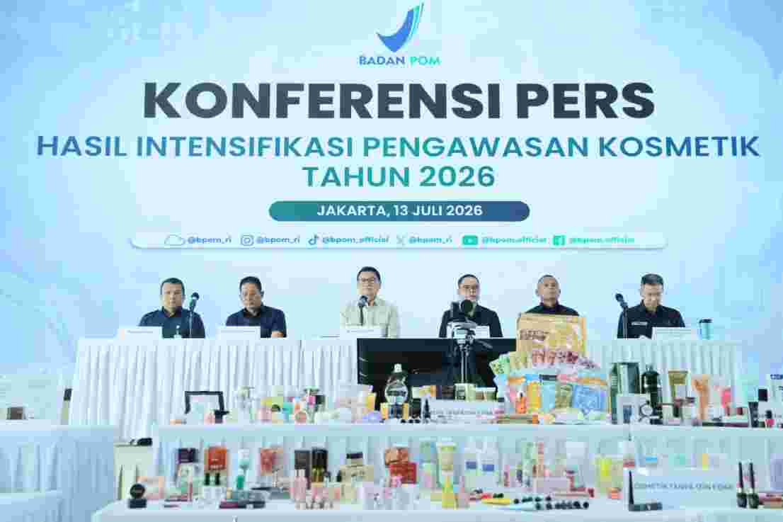 BPOM Sita Kosmetik Ilegal Rp296 Miliar, Patroli Siber Bongkar 9.042 Tautan di Pasar Digital