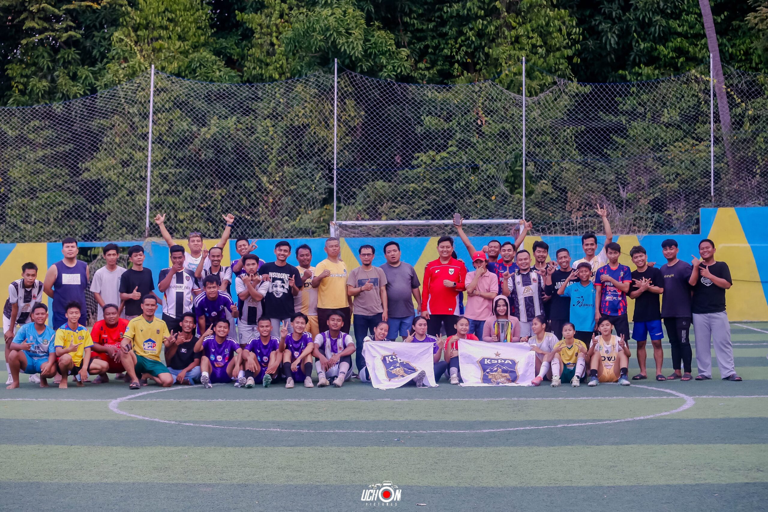 Karang Taruna Pulo Ampel Gelar Turnamen Bola Voli dan Sepak Bola Mini Antar Desa untuk Semarakkan HUT ke-81 RI