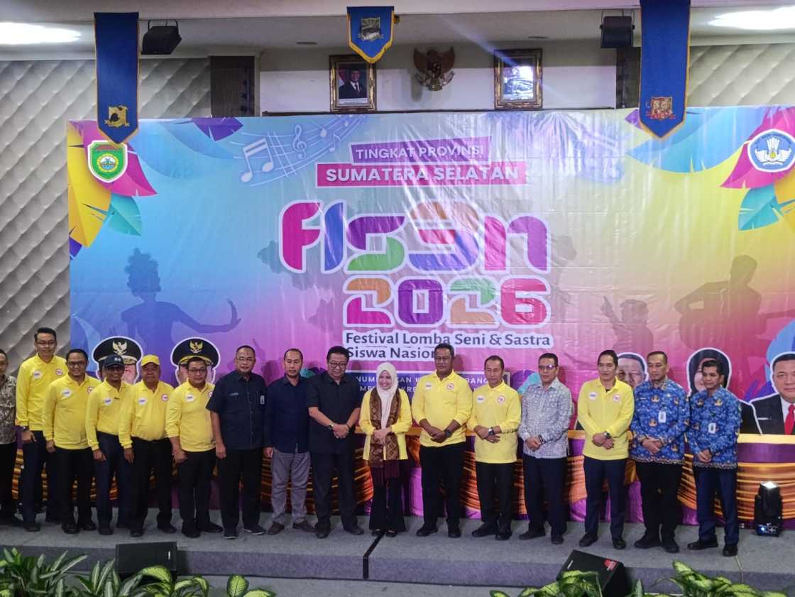 FLS3N Sumsel 2026 Resmi Dibuka, 16 Cabang Lomba Seni dan Sastra Dipertandingkan untuk Pelajar SMA