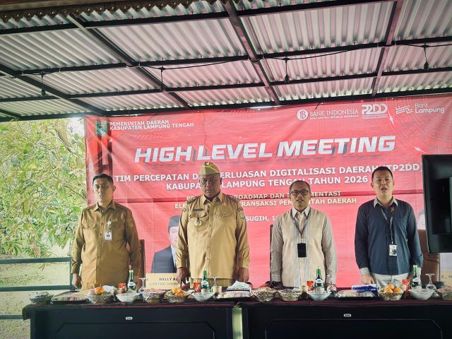 Lampung Tengah Susun Peta Jalan Digitalisasi Transaksi Daerah, Targetkan 9 Pasar dan Sewa Alat Berat