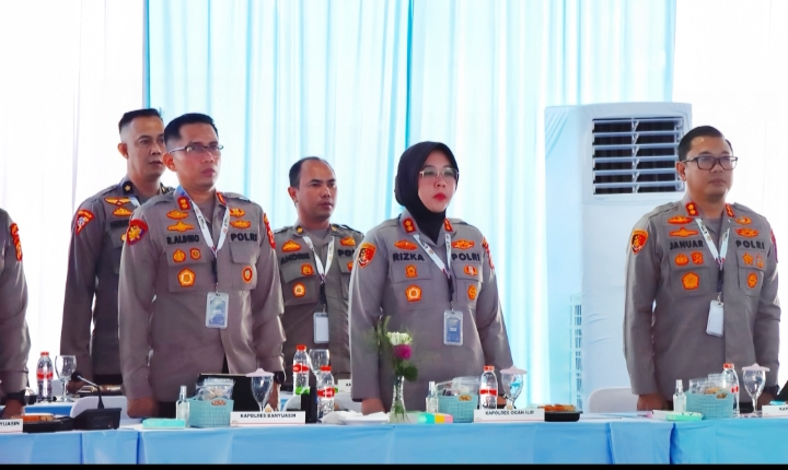 Kapolres Ogan Ilir Ikuti Gelar Operasional Polda Sumsel, Penegakan Hukum Berbasis Digitalisasi Jadi Prioritas