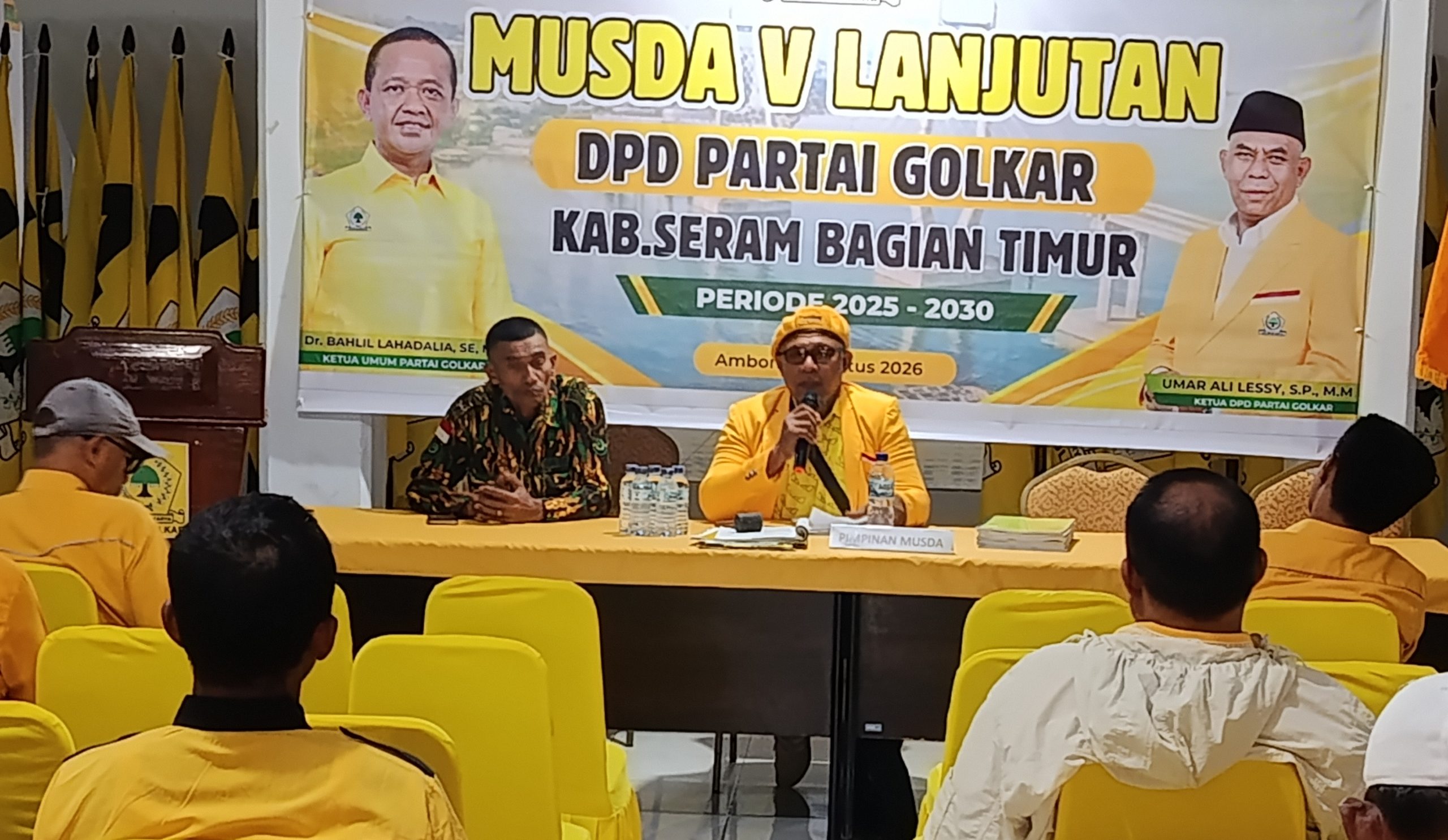 Musda V Golkar Seram Bagian Timur Pindah ke Ambon, Tiga Kandidat Berebut Kursi Ketua DPD II