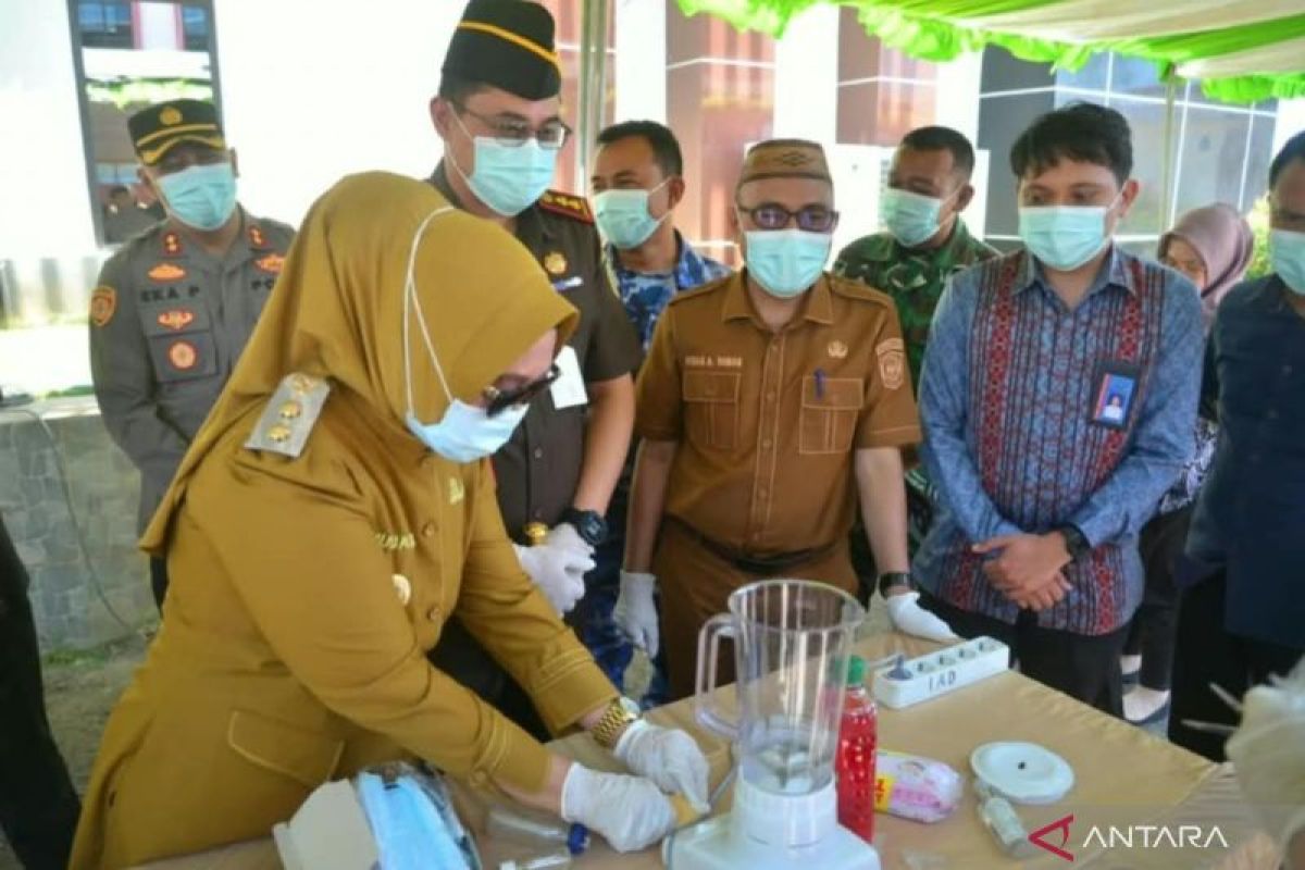 Kejari Gorontalo Utara Musnahkan Sabu 2,1 Gram dan Parang dari 16 Perkara Hukum Tetap