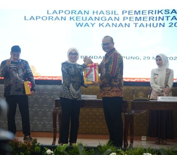 Pemkab Way Kanan Kembali Raih Opini WTP dari BPK untuk Ke-16 Kalinya Berturut-turut, Bukti Tata Kelola Keuangan Daerah yang Akuntabel