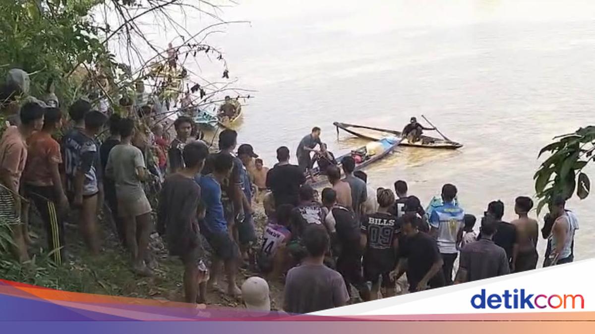 Perahu Nelayan Karam di Sungai Batanghari Tebo, 1 Pemancing Meninggal dan 2 Masih Hilang