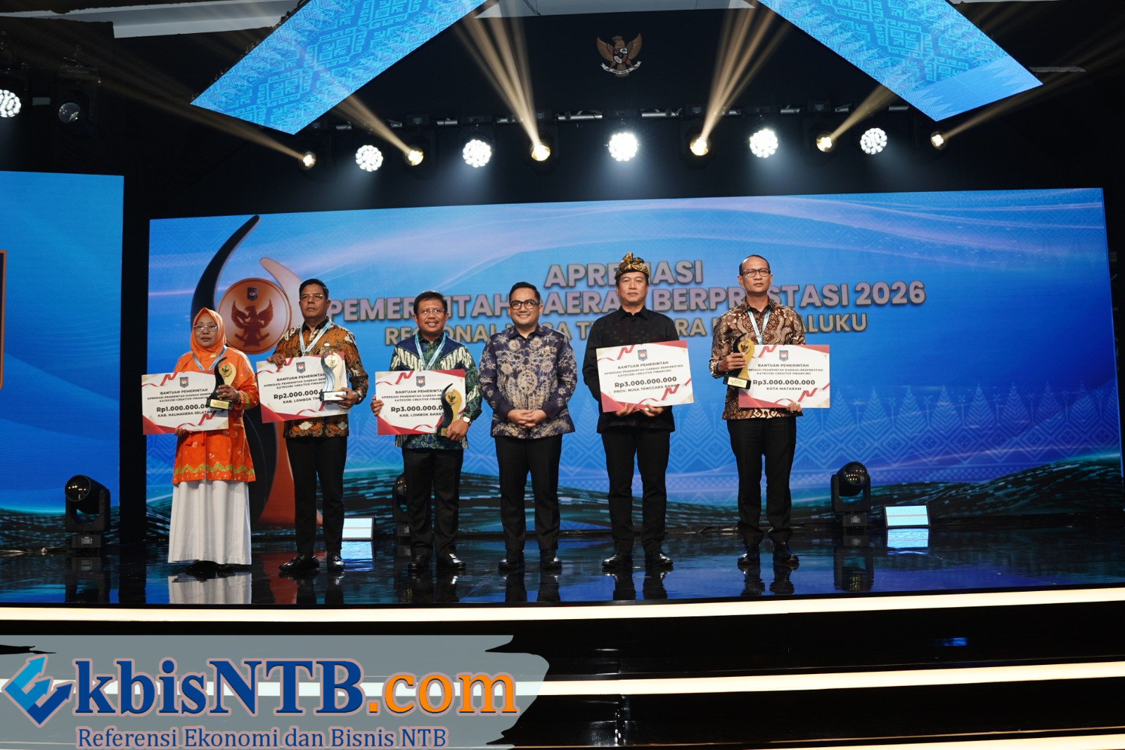 Pemprov NTB Raih Penghargaan Creative Financing Terbaik I dari Kemendagri, Insentif Fiskal Rp3 Miliar Mengalir ke Daerah