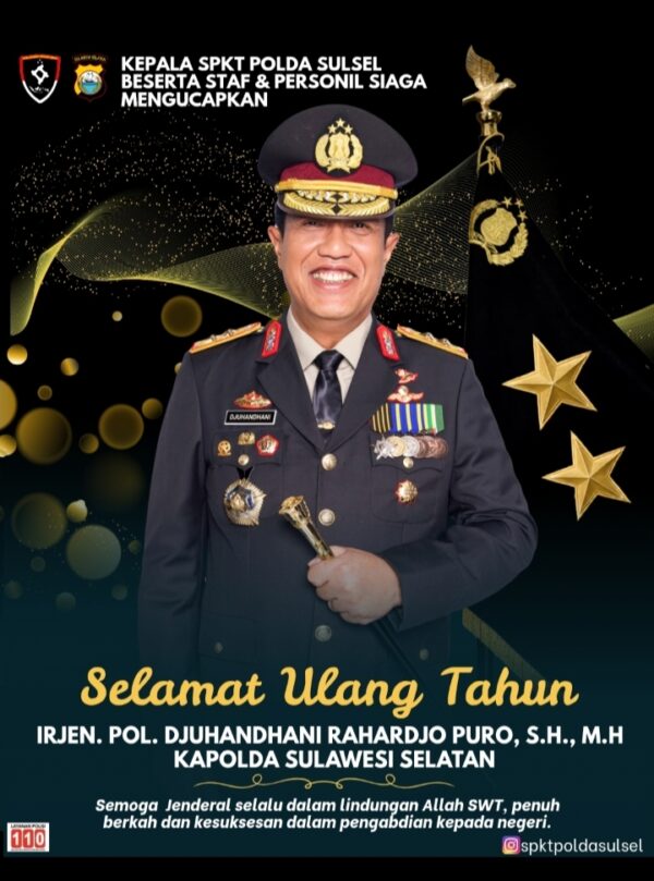 Polda Sulsel Gelar Doa Bersama di Hari Jadi ke-57 Kapolda Irjen Pol Djuhandani Rahardjo Puro