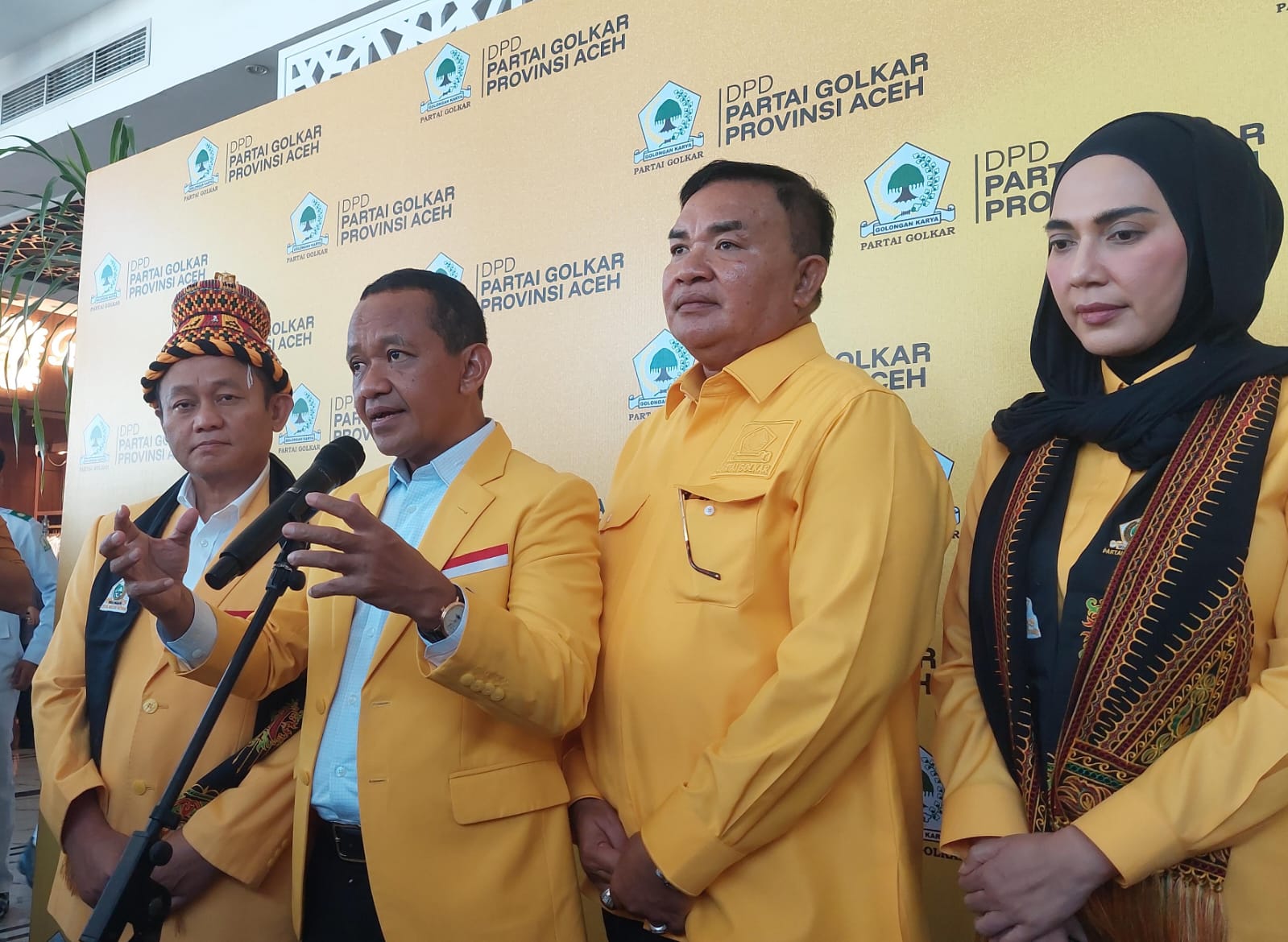 Bahlil Lahadalia Lantik Pengurus Golkar Aceh, Janji Kawal Aspirasi UUPA dan Hilirisasi Blok Andaman