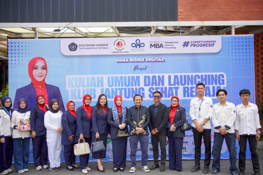 HIMA Bisnis Digital Polhas Luncurkan Klub Jantung Sehat Remaja dan Website ‘BD Pulse Check’ di Banjarmasin, Wagub Kalsel Hadir