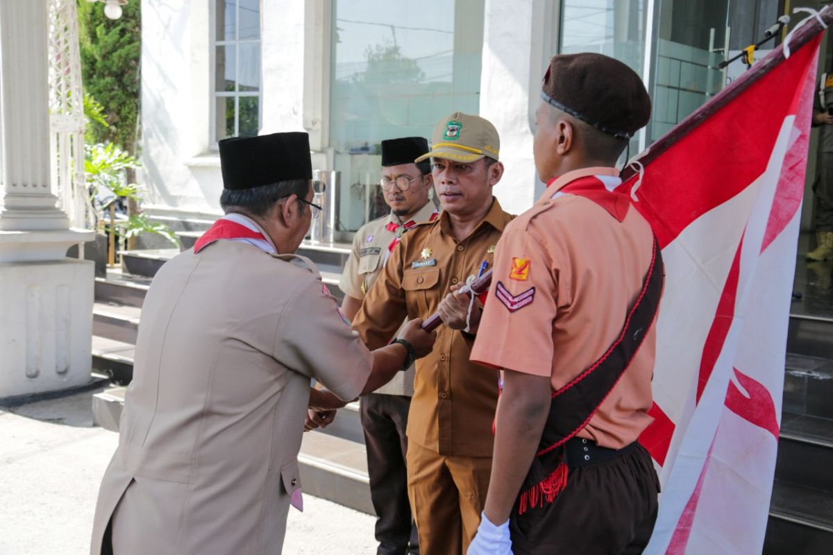 75 Pramuka Kota Pematangsiantar Berangkat ke Jambore Daerah Sumut XI di Sibolangit, Wali Kota Titip Pesan Jaga Nama Baik